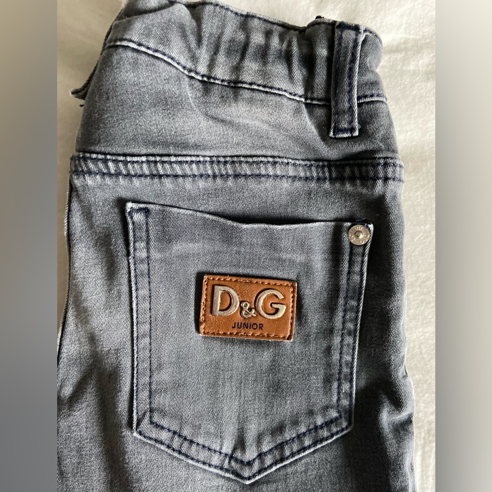 DOLCE & GABBANA Boys Size 4 Grey Denim